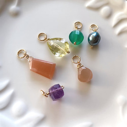 天然石 チャーム ペンダントトップ まとめ ⑤ ✩.*˚ 選べる！K18 パワーストーン チャーム ペンダントトップ : ユキコ