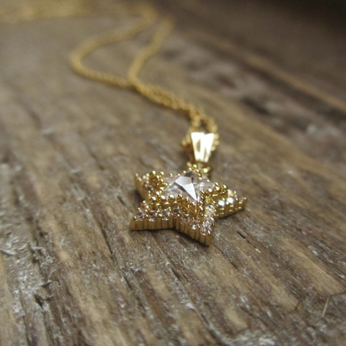 格安SALEスタート！ 14Kgf}**Winter Star**冬の一番星ネックレス ネックレス ピアス