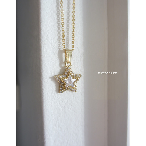 14Kgf}**Winter Star**冬の一番星ネックレス ネックレス