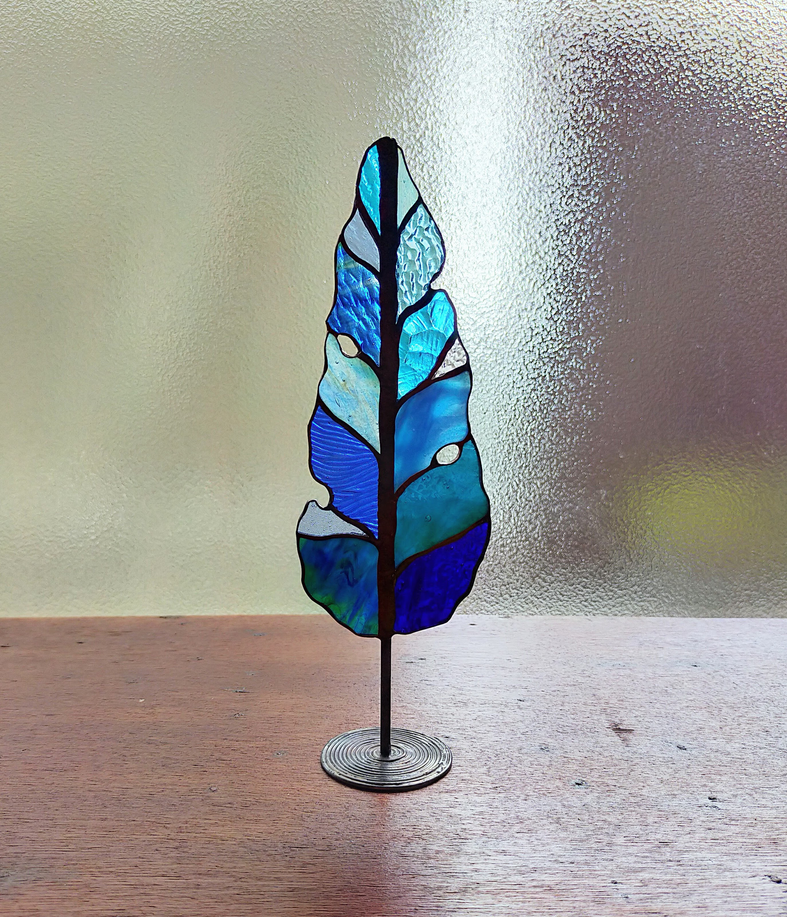 ステンドグラスオブジェ3点