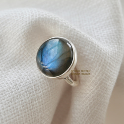 [アゲハ蝶のlabradorite]ring 1枚目の画像