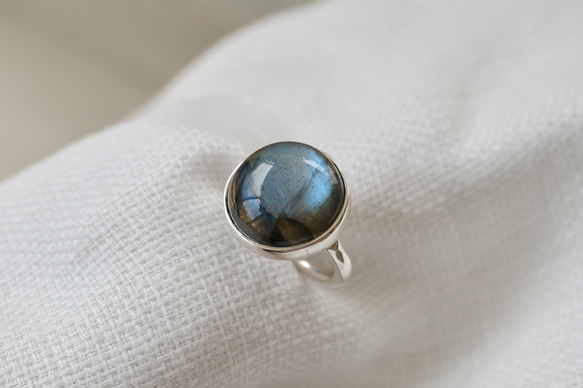 [アゲハ蝶のlabradorite]ring 3枚目の画像