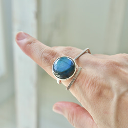 [アゲハ蝶のlabradorite]ring 4枚目の画像