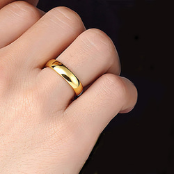 AOI Jewel リング 指輪 アクセサリー メンズ レディース ペアリング カップル 4mm 6枚目の画像