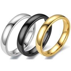 AOI Jewel リング 指輪 アクセサリー メンズ レディース ペアリング カップル 4mm 9枚目の画像