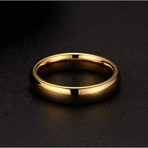AOI Jewel リング 指輪 アクセサリー メンズ レディース ペアリング カップル 4mm 2枚目の画像