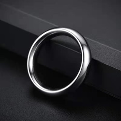 AOI Jewel リング 指輪 アクセサリー メンズ レディース ペアリング カップル 4mm 3枚目の画像