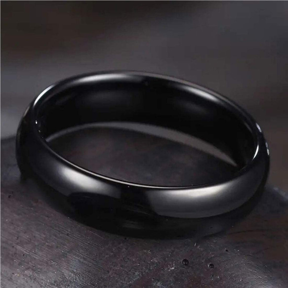 AOI Jewel リング 指輪 アクセサリー メンズ レディース ペアリング カップル 4mm 4枚目の画像