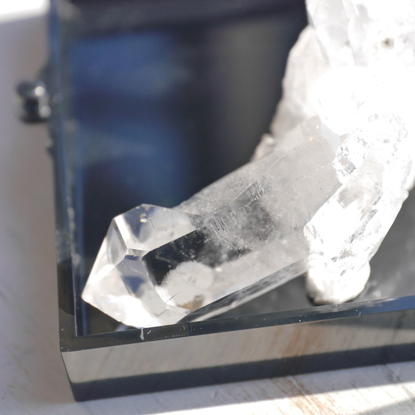 15%OFFSale天然石 約53g 水晶クラスター(ゼカ・デ・ソウザ産)ラベル付[zqkit-221110-02] 6枚目の画像