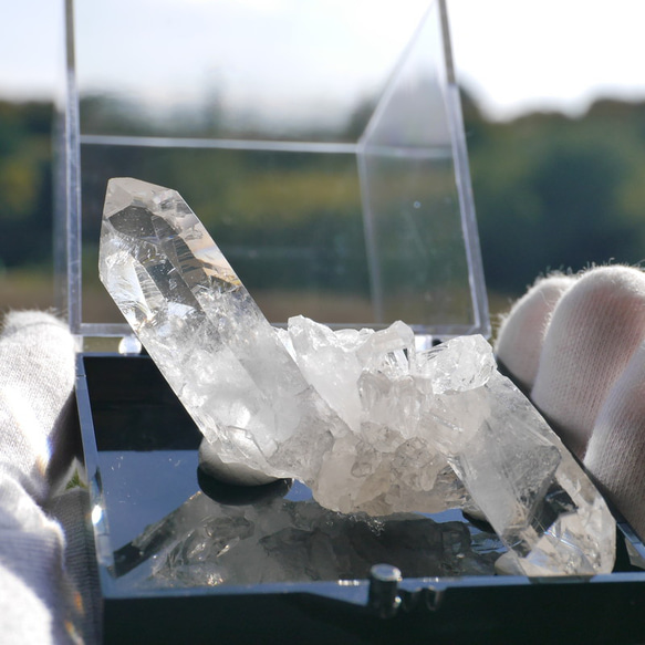 15%OFFSale天然石 約53g 水晶クラスター(ゼカ・デ・ソウザ産)ラベル付[zqkit-221110-02] 18枚目の画像