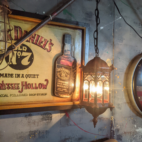 ヴィンテージ調 アンティークランプ/ ハンギングウォールランプ/ 吊り