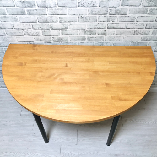 No.26 ダイニングテーブル／半円タイプ／送料無料！ No.26 ダイニングテーブル／半円テーブル／送料無料！