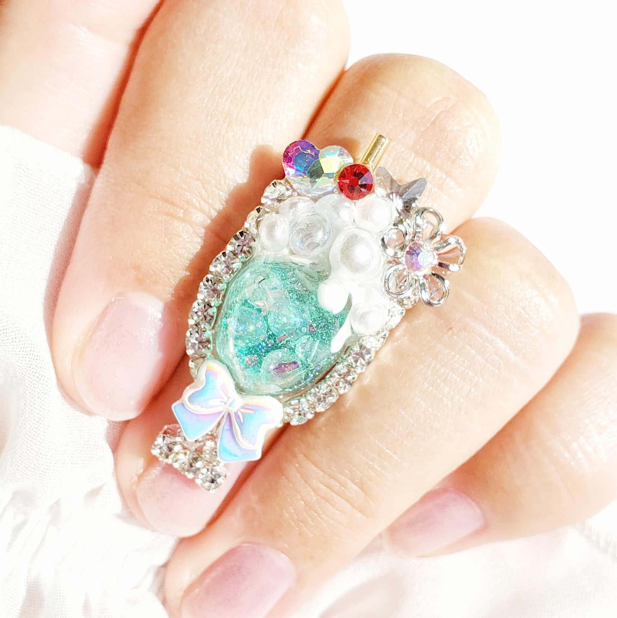 メロンクリームソーダ リング 指輪 指輪・リング Ranran 通販｜Creema