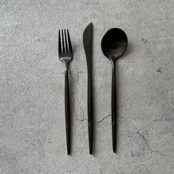 Cutlery Dessert Series / Black 1枚目の画像