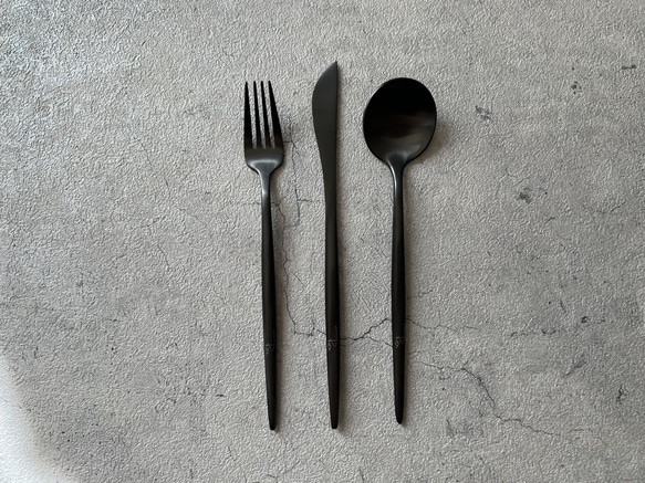 Cutlery Dessert Series / Black 1枚目の画像
