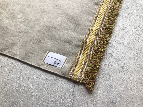 French linen luncheonmat 8枚目の画像