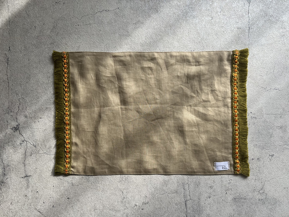 French linen luncheonmat 3枚目の画像