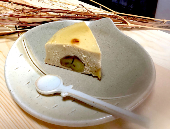 和栗のベイクドチーズケーキ 3枚目の画像