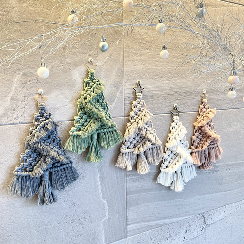 NO．431『マクラメ・クリスマスガーランド・タペストリー』 L Size