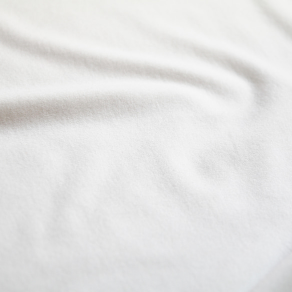 起毛 ドルマン スリムフィット ストレッチ 長袖 暖かい ボートネック 日本製 フリーサイズ ホワイト 白 8枚目の画像