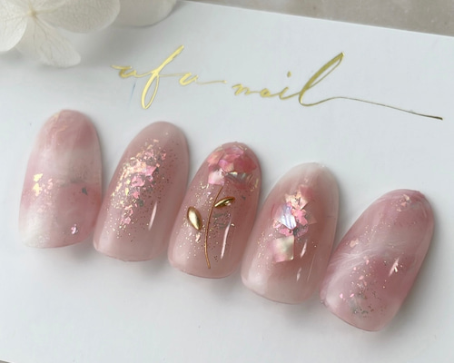 ネイルチップ・付け爪 rose 1703d18666f21b448301b8961d4207