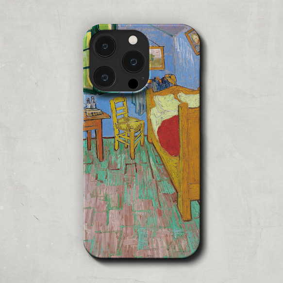 スマホケース / フィンセント・ファン・ゴッホ「 ファン ゴッホの部屋」 iPhone 全機種対応 絵画 レトロ 個性的 2枚目の画像