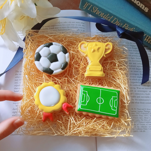 スポーツギフトセット】ボールのアイシングクッキー クッキー