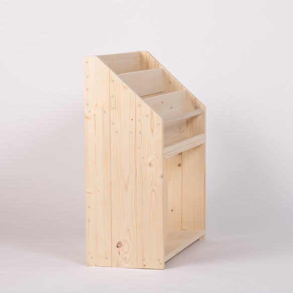 絵本棚　絵本ラック　横幅約95～99㎝　サイズが選べる絵本棚　完成品　送料無料(北海道沖縄除く) 