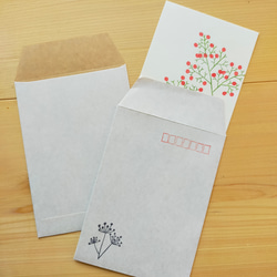 植物デザイン封筒（3枚入り・2種） 7枚目の画像