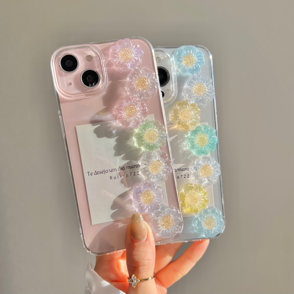 R68 春夏アイスフラワーケース クリアケース お花ケース フラワー