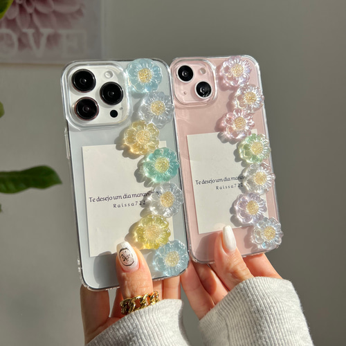 R68 春夏アイスフラワーケース クリアケース お花ケース フラワー