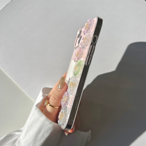 R68 春夏アイスフラワーケース クリアケース お花ケース フラワー
