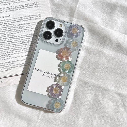 R68 春夏アイスフラワーケース クリアケース お花ケース フラワー