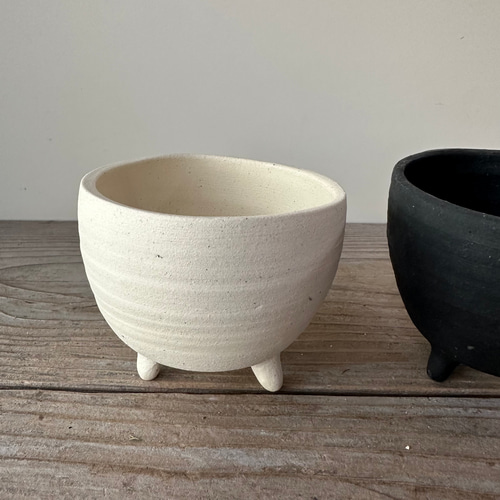 三つ足 植木鉢 2つセット お椀・ボウル・鉢 福美よう 通販 14952257
