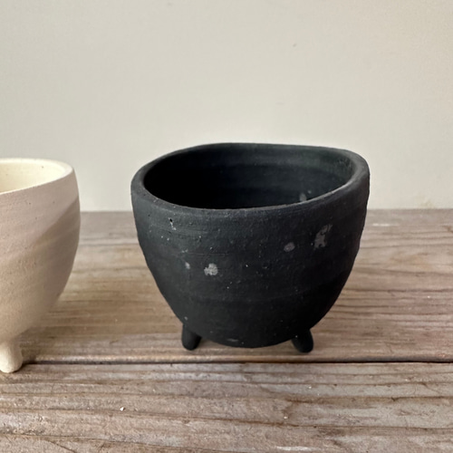 三足植木鉢 三つ足 植木鉢 2つセット お椀・ボウル・鉢 福美よう 通販 14952257