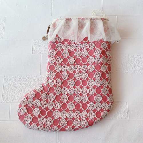 送料無料⭐︎クリスマス靴下オーナメント⭐︎ポシェットにもなる