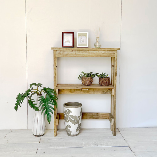 リサイクルウッド☆幅60cm コンソールテーブル ミニ1 RW0220 サイド