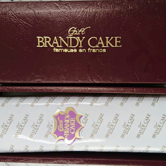 最高級XO使用ブランデーケーキ　2本セット 3枚目の画像