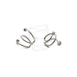 ERG-2236-R【2個入り】ラウンドイヤーカフ/Round Earcuffs Earrings 3枚目の画像