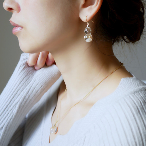 未使用: Tasaki 雪だるま真珠ピアス 未使用: Tasaki 雪だるま真珠ピアス 雪だるまのピアス・イヤリング