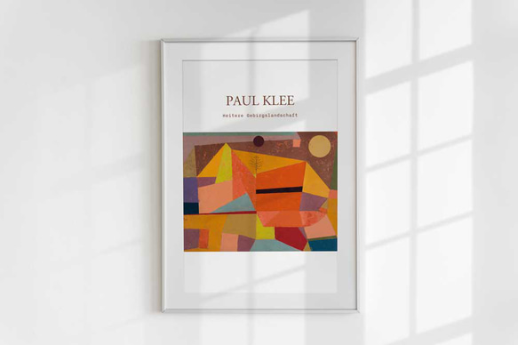 パウル・クレー、抽象画、アートポスター、バウハウス、シンプルスタイルに、北欧スタイルにも。リビング、玄関【K-0291】 9枚目の画像