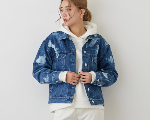 新品タグ付✨デイシー　DEICY デニムボレロジャケット　ショート丈　クロップド ds223-706-3246_21.jpg