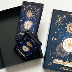 魔法の本のようなブックボックス 月と太陽、始まりの物語 "MOON&SUN" / 小物入れ 15枚目の画像