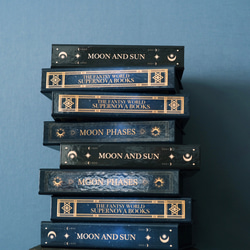 魔法の本のようなブックボックス 月と太陽、始まりの物語 "MOON&SUN" / 小物入れ 5枚目の画像