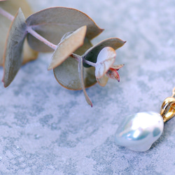 白蝶真珠 バロックパール ペンダントトップ 南洋真珠 ネックレス トップ 一粒 送料無料 3枚目の画像