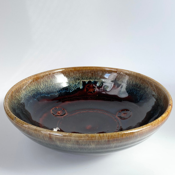 栗色の中鉢　　【手仕事  民藝　和　陶器　鉢】 5枚目の画像