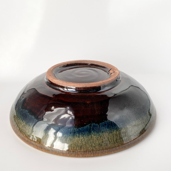 栗色の中鉢　　【手仕事  民藝　和　陶器　鉢】 3枚目の画像