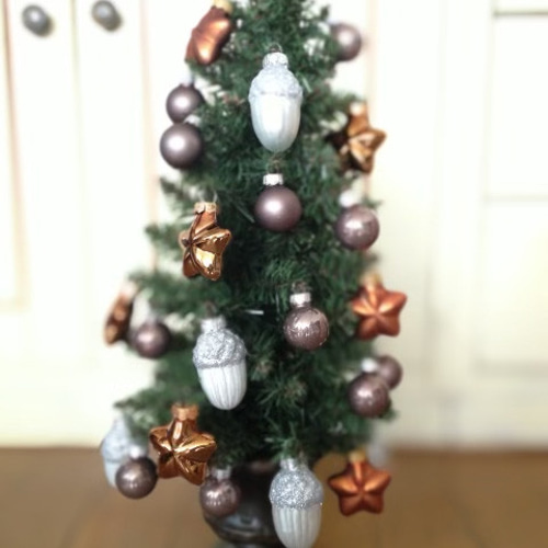 オーナメント2024 Kaemingk ガラスボールクリスマスオーナメント