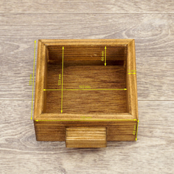ハーフ木箱ケース29【受注】『木箱ケースシリーズ』 8枚目の画像