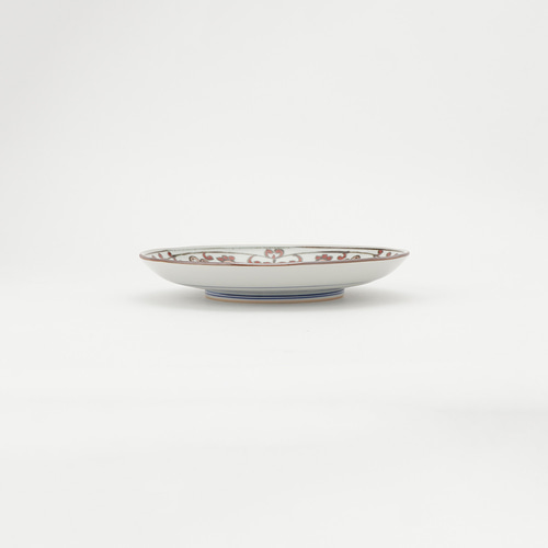 京焼清水焼】鉄染赤孔雀紋 大皿 大皿 ganka 通販 14954592